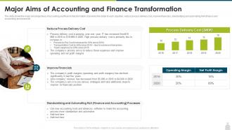 Finance and accounting transformation strategy major aims of accounting and finance