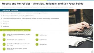 Finance and accounting transformation strategy process and the policies overview rationale