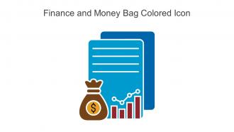 Finance And Money Bag Colored Icon In Powerpoint Pptx Png And Editable Eps Format