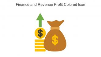 Finance And Revenue Profit Colored Icon In Powerpoint Pptx Png And Editable Eps Format
