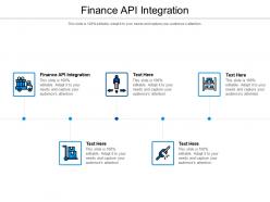 Finance api integration ppt powerpoint presentation model graphics template cpb