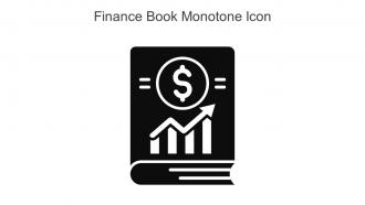 Finance Book Monotone Icon In Powerpoint Pptx Png And Editable Eps Format
