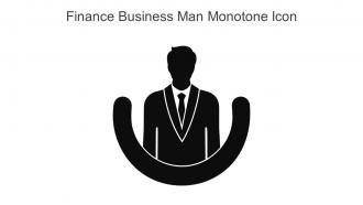 Finance Business Man Monotone Icon In Powerpoint Pptx Png And Editable Eps Format
