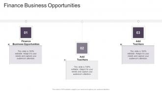 Finance Business Opportunities In Powerpoint And Google Slides Cpb