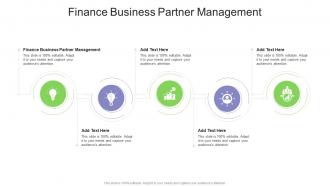 Finance Business Partner Management In Powerpoint And Google Slides Cpb