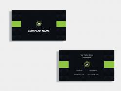 Finance consultant business card design template