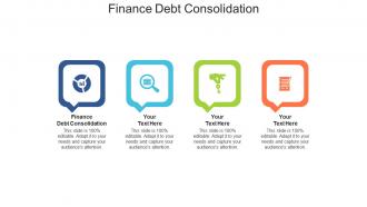 Finance debt consolidation ppt powerpoint presentation pictures outfit cpb