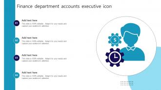 Finance Department Accounts Executive Icon