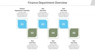 Finance department overview ppt powerpoint presentation pictures background cpb