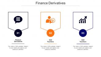 Finance Derivatives Ppt Powerpoint Presentation Layouts Brochure Cpb