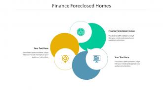 Finance foreclosed homes ppt powerpoint presentation slides examples cpb