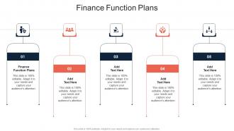 Finance Function Plans In Powerpoint And Google Slides Cpb