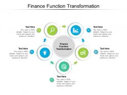 Finance function transformation ppt powerpoint presentation icon example file cpb