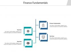 Finance fundamentals ppt powerpoint presentation design ideas cpb