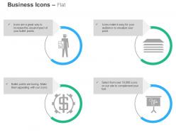Finance graduates financial process flow data records ppt icons graphics