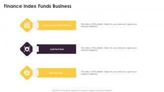 Finance Index Funds Business In Powerpoint And Google Slides Cpb