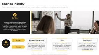 Finance Industry Kantar Company Profile Ppt Show Infographic Template