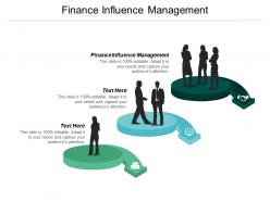 Finance influence management ppt powerpoint presentation file model cpb