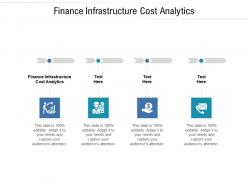 Finance infrastructure cost analytics ppt powerpoint presentation visual aids ideas cpb