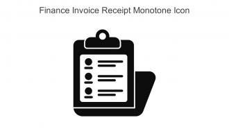 Finance Invoice Receipt Monotone Icon In Powerpoint Pptx Png And Editable Eps Format