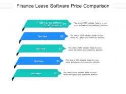 Finance lease software price comparison ppt powerpoint presentation slides portrait cpb