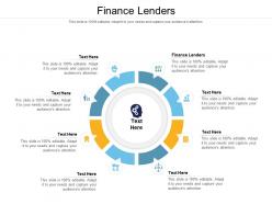 Finance lenders ppt powerpoint presentation gallery layout ideas cpb