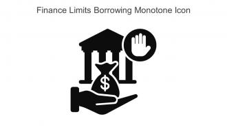 Finance Limits Borrowing Monotone Icon In Powerpoint Pptx Png And Editable Eps Format