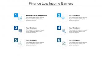Finance low income earners ppt powerpoint presentation gallery display cpb