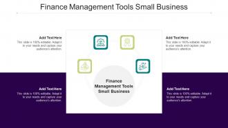 Finance Management Tools Small Business In Powerpoint And Google Slides Cpb