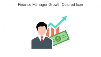 Finance Manager Growth Colored Icon In Powerpoint Pptx Png And Editable Eps Format