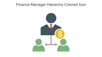 Finance Manager Hierarchy Colored Icon In Powerpoint Pptx Png And Editable Eps Format