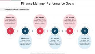 Finance Manager Performance Goals In Powerpoint And Google Slides Cpb