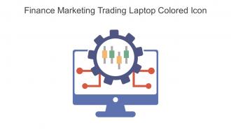 Finance Marketing Trading Laptop Colored Icon In Powerpoint Pptx Png And Editable Eps Format