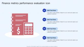 Finance Metrics Performance Evaluation Icon