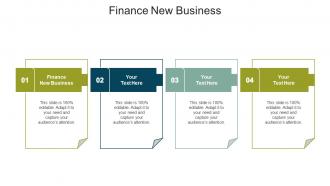 Finance New Business Ppt Powerpoint Presentation Gallery Elements Cpb