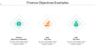 Finance Objectives Examples In Powerpoint And Google Slides Cpb