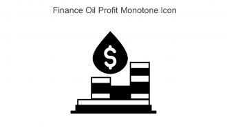 Finance Oil Profit Monotone Icon In Powerpoint Pptx Png And Editable Eps Format