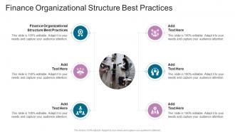 Finance Organizational Structure Best Practices In Powerpoint And Google Slides Cpb