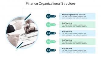 Finance Organizational Structure In Powerpoint And Google Slides Cpb