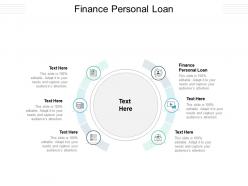 Finance personal loan ppt powerpoint presentation pictures master slide cpb
