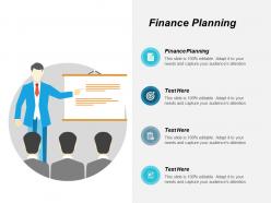 Finance planning ppt powerpoint presentation gallery information cpb