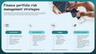 Finance Portfolio Risk Management Strategies