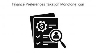 Finance Preferences Taxation Monotone Icon In Powerpoint Pptx Png And Editable Eps Format