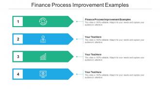 Finance process improvement examples ppt powerpoint presentation styles graphics cpb