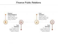 Finance public relations ppt powerpoint presentation show deck cpb