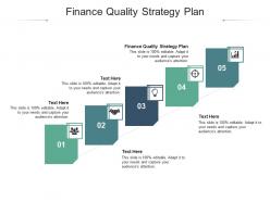 Finance quality strategy plan ppt powerpoint presentation inspiration images cpb