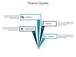 Finance quotes ppt powerpoint presentation outline rules cpb