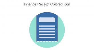Finance Receipt Colored Icon In Powerpoint Pptx Png And Editable Eps Format