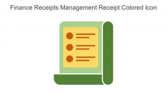 Finance Receipts Management Receipt Colored Icon In Powerpoint Pptx Png And Editable Eps Format