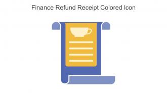 Finance Refund Receipt Colored Icon In Powerpoint Pptx Png And Editable Eps Format